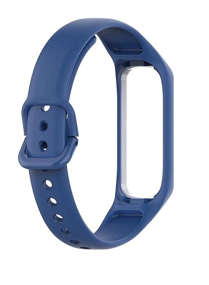 Strap Compatible for Samsung Galaxy Fit 2 for Women Men, Breathable Soft Silicone Sport Wristband Adjustable Replacement Band  - Image 1