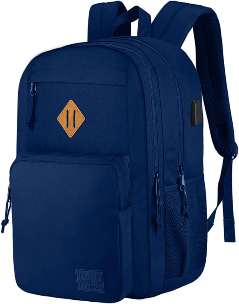 KEOFID Laptop Backpack, Travel Backpack for Men and Women, USB Charging Port - Image 1