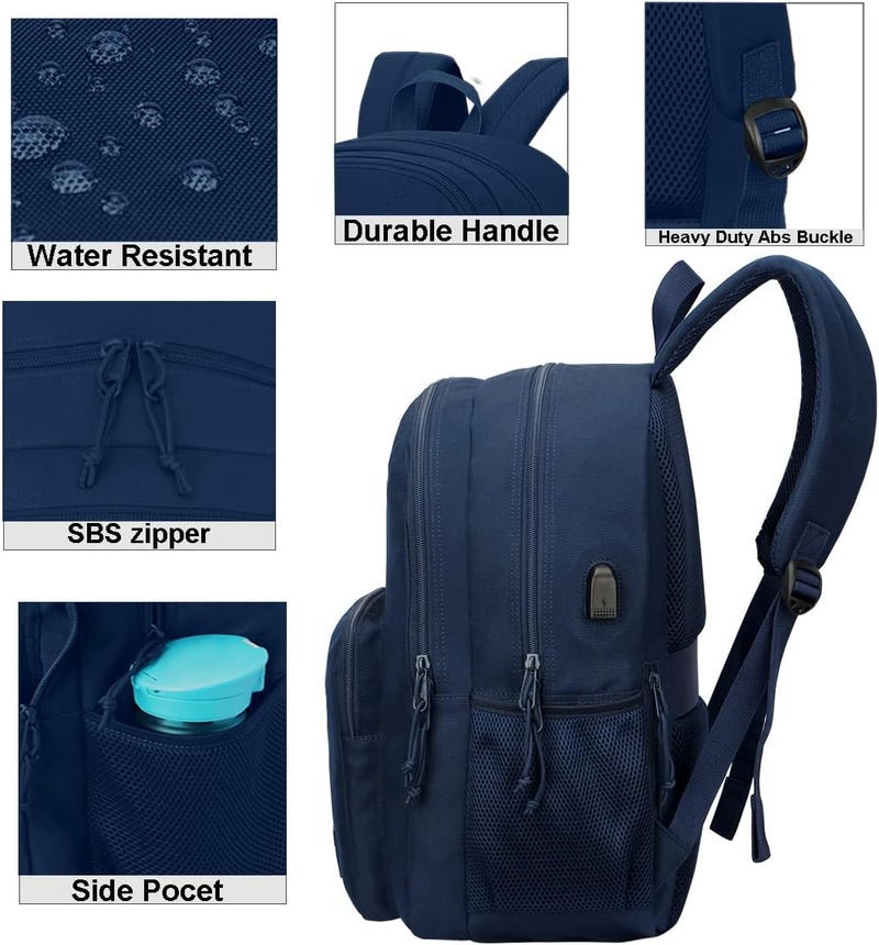 KEOFID Laptop Backpack, Travel Backpack for Men and Women, USB Charging Port - Image 3
