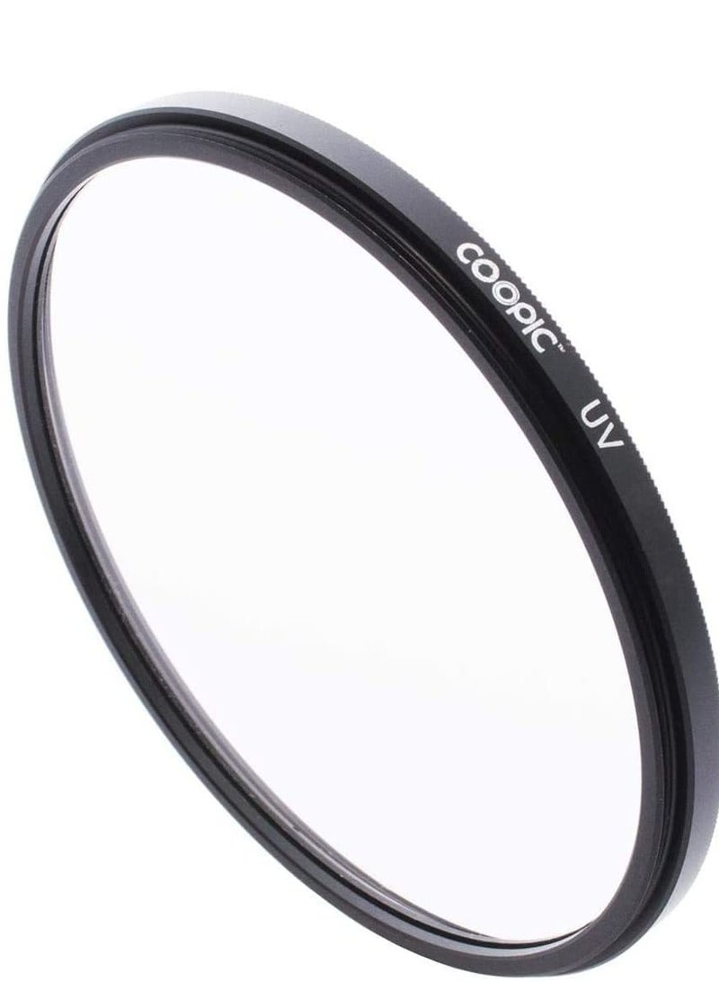 COOPIC 52mm UV Ultra-Violet Filter Lens Protector Compatible with Canon Nikon DSLR Cameras - Image 1