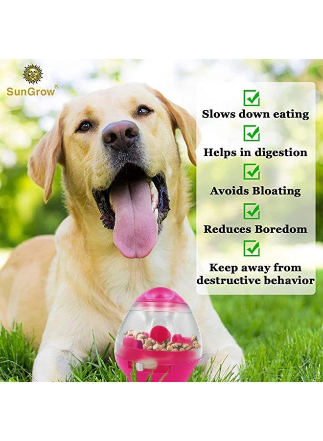 SunGrow Bunny Treat Ball, Boredom Buster Ends Naughty Chewing And Bloat, Encourages Exercise, Interactive Puzzle Feeder Ideal For Puppy, Small Dogs, Pocket Pet, Rabbits, Rats, And Hamsters (Pink) - Image 5
