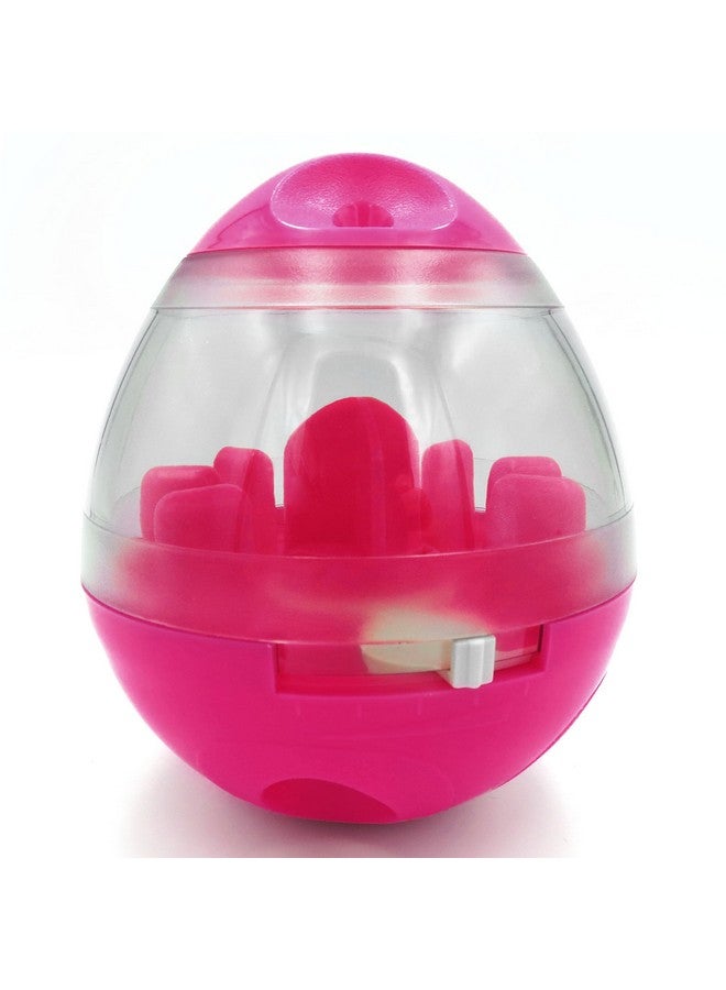 SunGrow Bunny Treat Ball, Boredom Buster Ends Naughty Chewing And Bloat, Encourages Exercise, Interactive Puzzle Feeder Ideal For Puppy, Small Dogs, Pocket Pet, Rabbits, Rats, And Hamsters (Pink) - Image 2