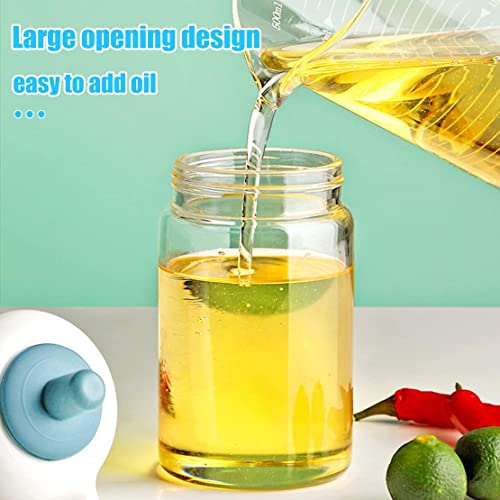 Kmils 230 Ml Oil Dispenser With Brush, Multi-Use For Cooking, Baking, Bbq, Marinating (Pack Of 1 Multi Colour) - Glass - Image 3