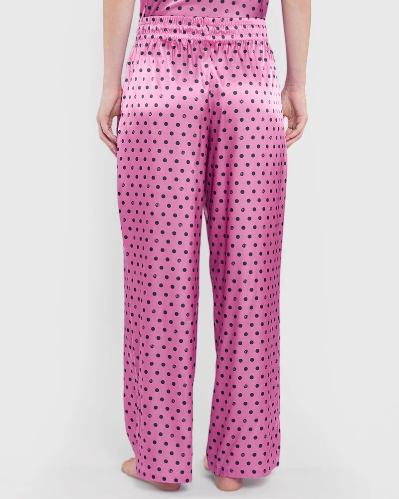 La Senza La Senza Sleep Unlined Printed Satin Drawstring Pant