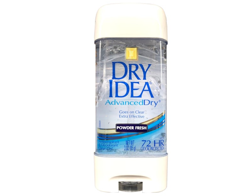 Dry Idea Advanced Dry Antiperspirant  Deodorant Clear Gel Powder Fresh 3 oz Pack of 4 by Dry Idea