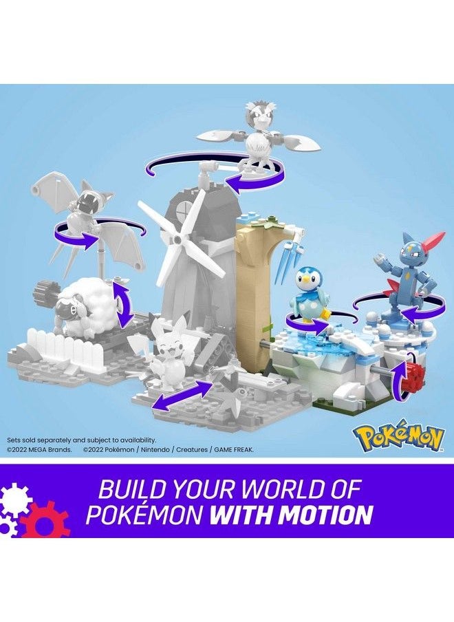 MEGA - Pokémon Action Figure Building Toys Piplup And Sneasel - Image 1
