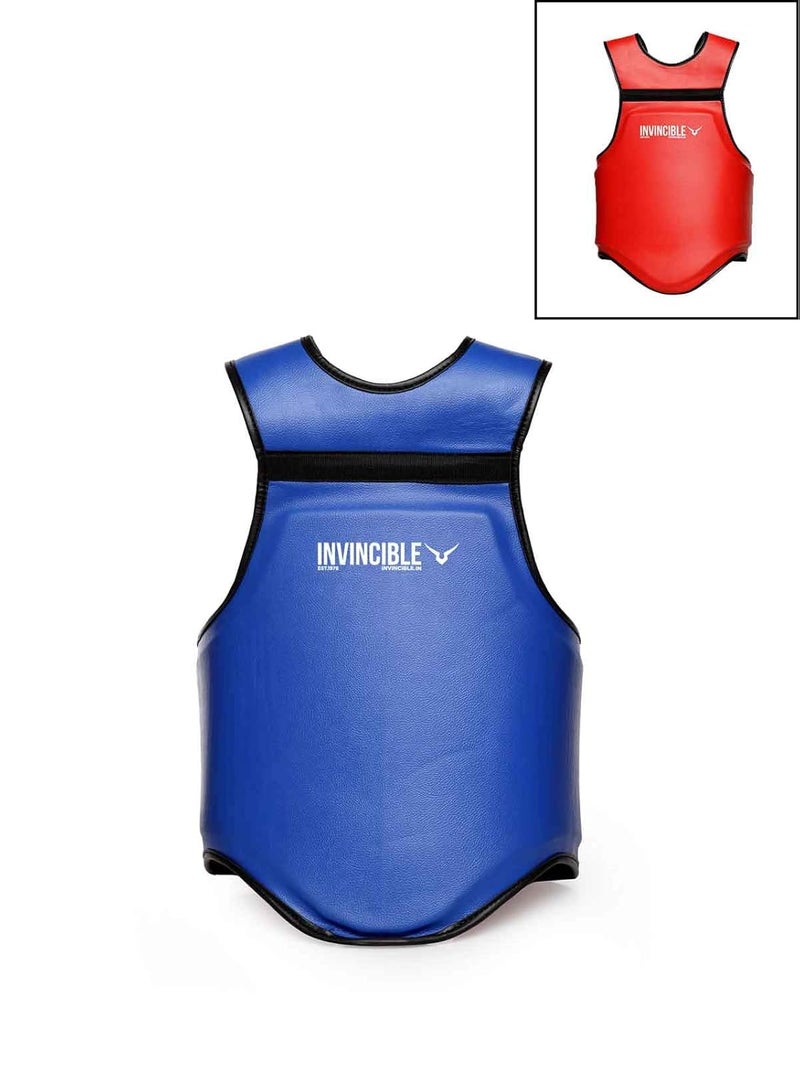 Invincible درع صدر ووشو قابل للعكس (أحمر/أزرق، صغير/متوسط) - Image 2
