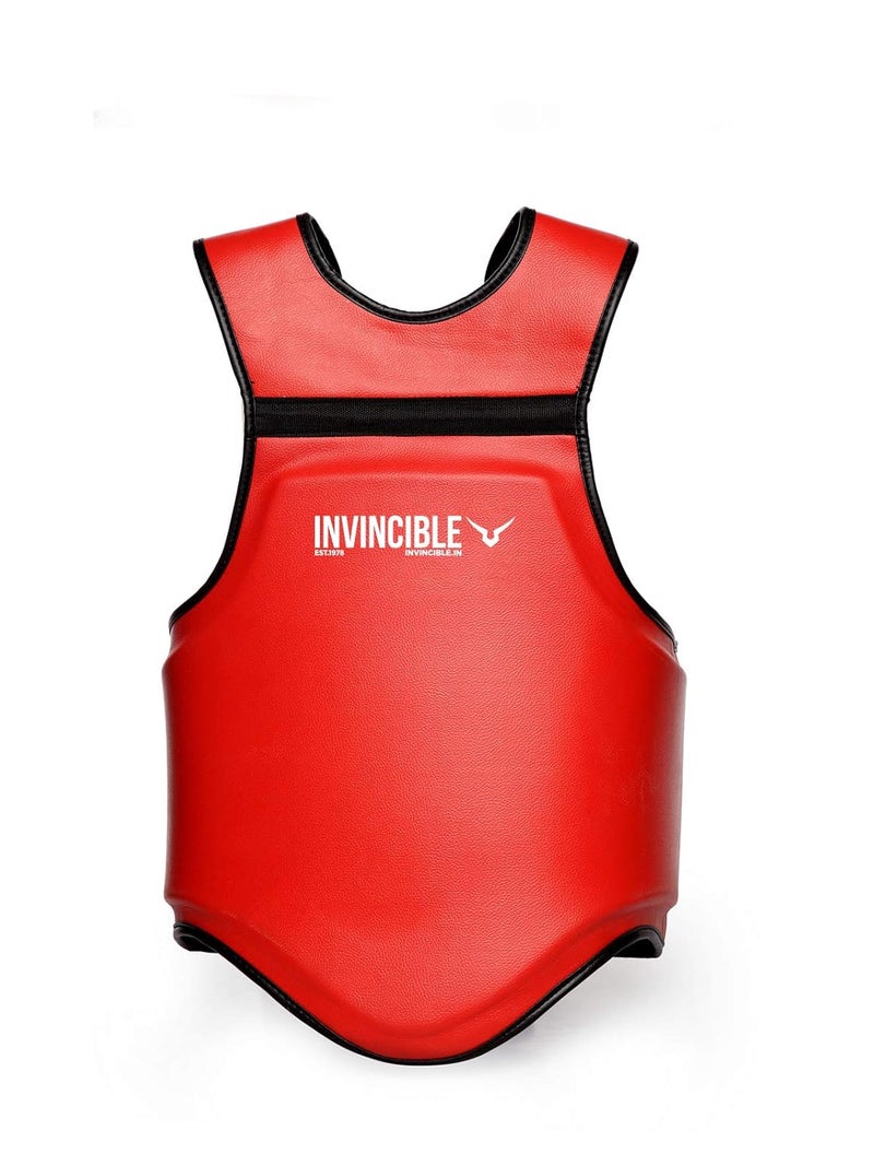 Invincible درع صدر ووشو قابل للعكس (أحمر/أزرق، صغير/متوسط) - Image 3