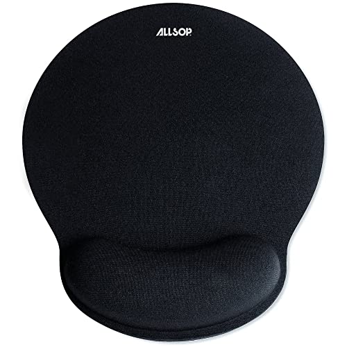 Allsop Mouse Pad Pro Memory Foam Mouse Pad - Black (30203) - Image 1