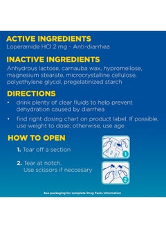 IMODIUM AD Diarrhea Relief Caplets -Loperamide Hydrochloride Anti-Diarrheal Medicine (294314), Blue, 6 Count  - Image 4