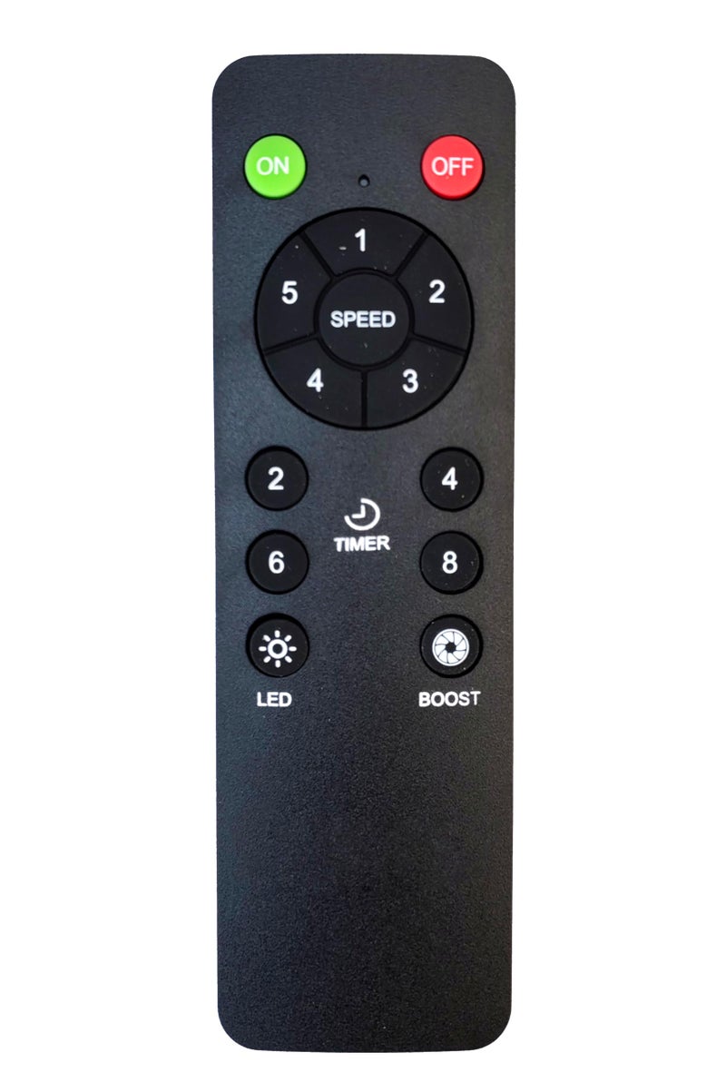 LipiWorld® Fan Remote Control (Old Remote Exactly Same Remote Will Only Work) Compatible for Orient Electric Fan (Black) - Image 1