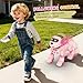 PRANITE Robot Dog Programmable Remote Control Dog Toy for Kids with OneKey Following Voice Control Touch Dance Sing Smart RC Stunt Puppy Toy Gift for Boys Girls Pink - Image 4