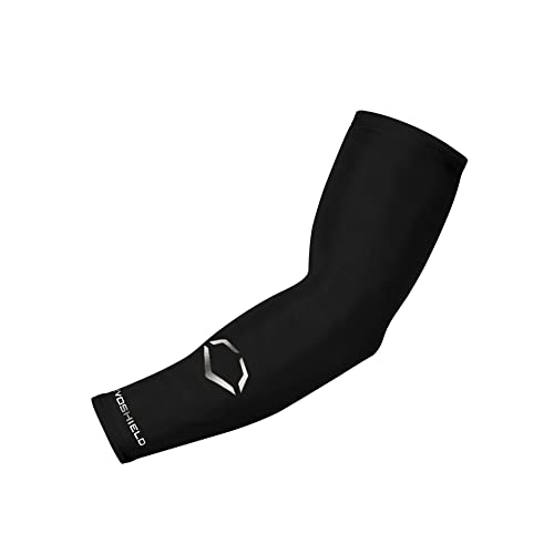 EvoShield Youth Solid Compression Arm Sleeve - Black,One Size Fits Most - Image 1