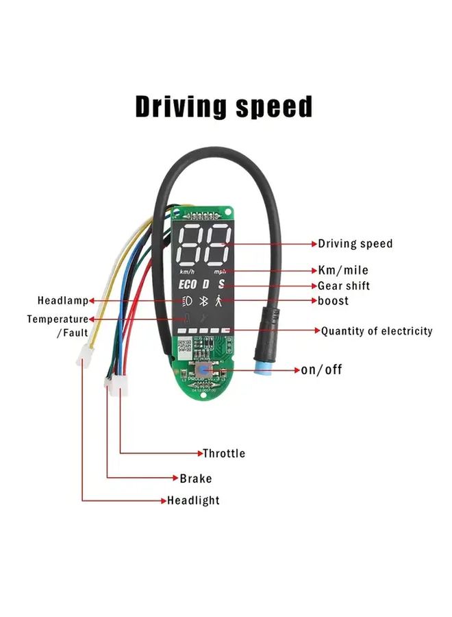 Max G30 Dashboard Display Replacement Precision Components Digital Screen Urban Commuter - Image 3