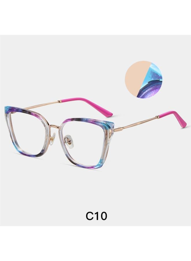 Generic 87006 Cat's Eye Glasses Frame Anti-blue Light Glasses Frame Flat Lens Optical Glasses Frame Glasses Frame 