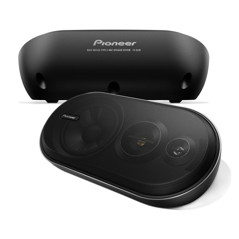 PIONEER TS-X210 4â€ 3-Way Surface Mount Speakers (Pair) â€“ 120W Max, Classic Design Speaker Upgrade - Image 1