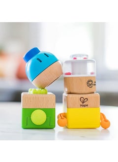 Hape Baby Einstein Four Fundamentals Wooden Sensory Set  - Image 5