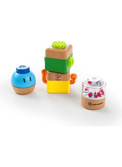 Hape Baby Einstein Four Fundamentals Wooden Sensory Set  - Image 1