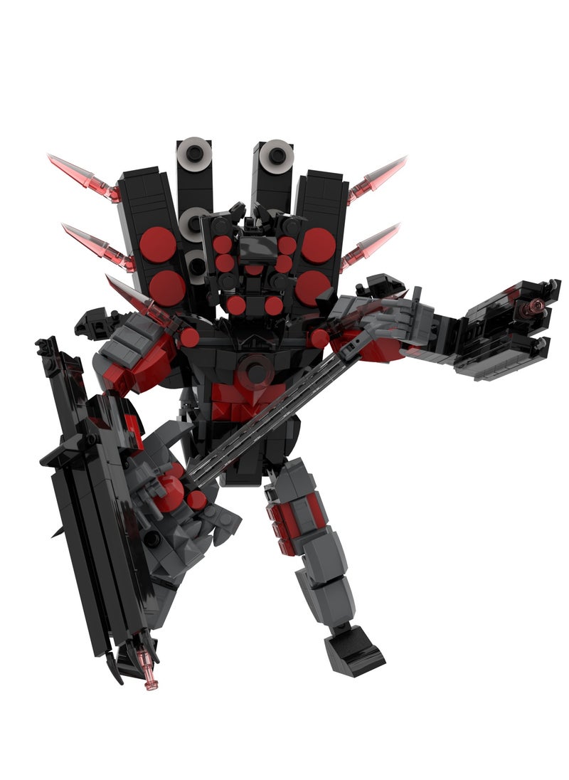 General Man Toy Building Blocks 628 Pcs Waraxe Guitar Audio King Toy Ideas Toys Battle Horror Game Model Ideas Toys Gifts For Adult And Kids  - Image 2