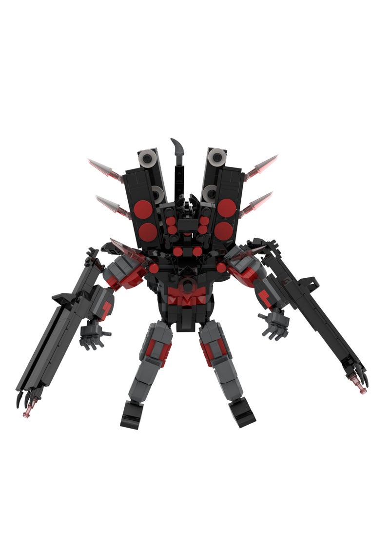 General Man Toy Building Blocks 628 Pcs Waraxe Guitar Audio King Toy Ideas Toys Battle Horror Game Model Ideas Toys Gifts For Adult And Kids  - Image 4