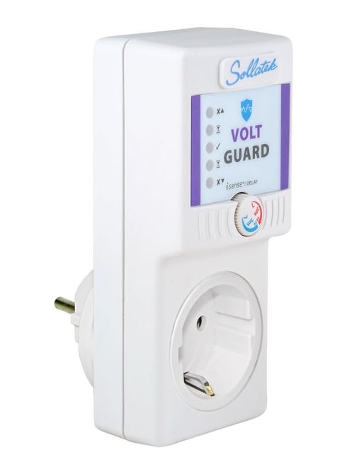 Sollatek VGEU VoltGuard 230V 7A iSense Under Voltage Protection Power Plug Stabilizer