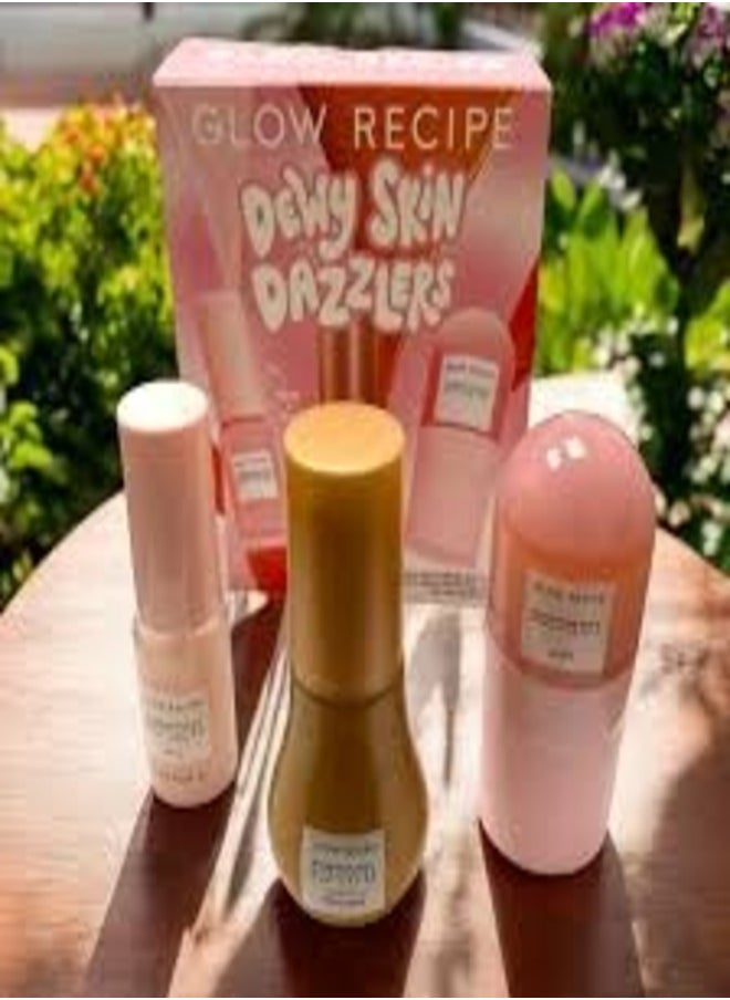 Glow Recipe Dewy Skin Dazzlers Kit – Hydrating & Brightening Mini Skincare Set with Watermelon, Plum, and Avocado – Clean, Vegan, and Cruelty-Free - pzsku/Z56B96071A9BFA1A36859Z/45/_/1732725367/e96f9b86-9667-442e-8b7f-eda317c86b16