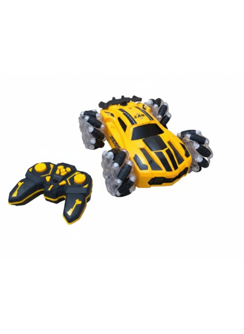 Remote Control Toy Car, Yellow - Image 1