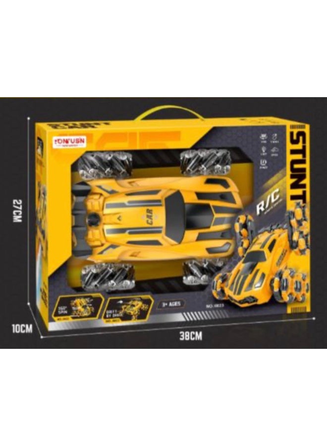 Remote Control Toy Car, Yellow - Image 3