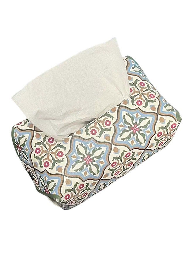 Tissue Box Holder Bohemian Ethnic Leather Tissue Holder Storage Box Portable Decorative Tissue Box for Home Office Bathroom Dressing Table - Image 3