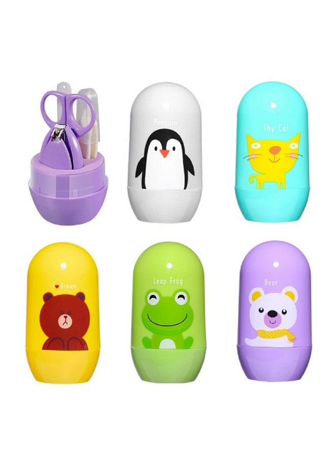 Tinny Tots طقم العناية بالأظافر للأطفال: مجموعة أساسية لتقليم الأظافر مع عضاضة على شكل فاكهة ناعمة من السيليكون للأطفال حديثي الولادة والأطفال الصغار (بطريق الخوخ)  - Image 5