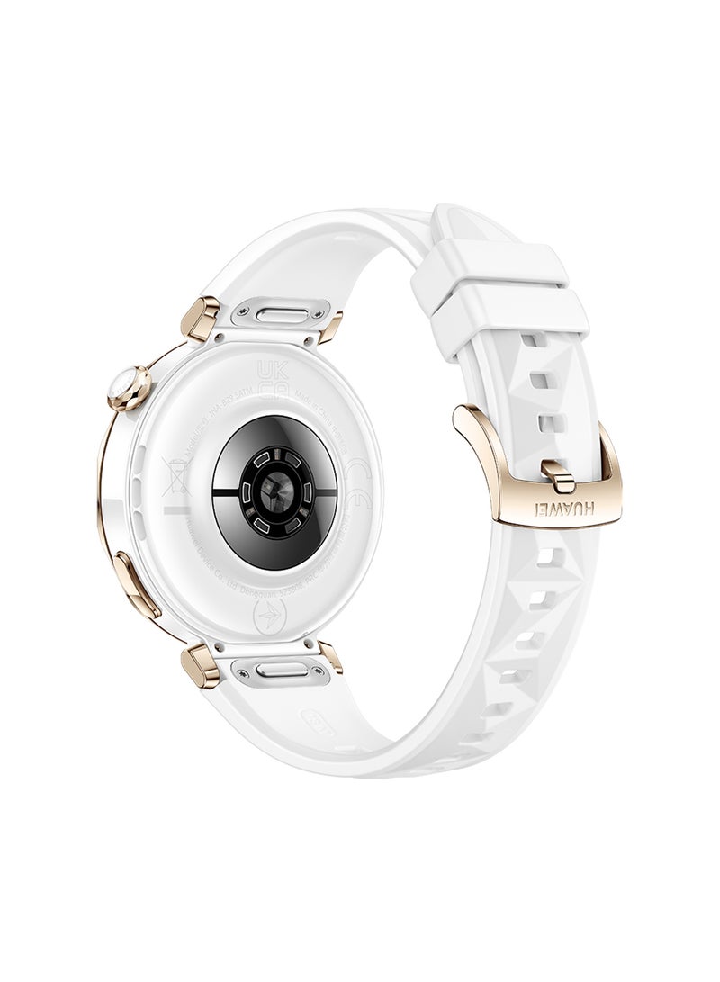 HUAWEI Watch GT 5 Pro 42mm Smartwatch, Sharp-Edged Design Watch, up to 7 Days Battery Life, Pro-level Sports, Health Tracking, Compatible with iOS and Android White Fluroelastomer - Image 3