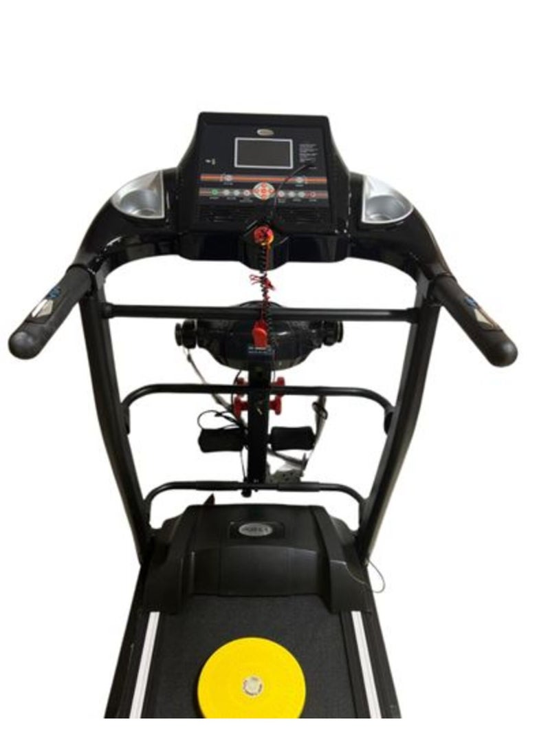 Super Active Super Active Electric Treadmill, 3 Motors - 160 K - Black - Inline Electric Levels  - Image 5