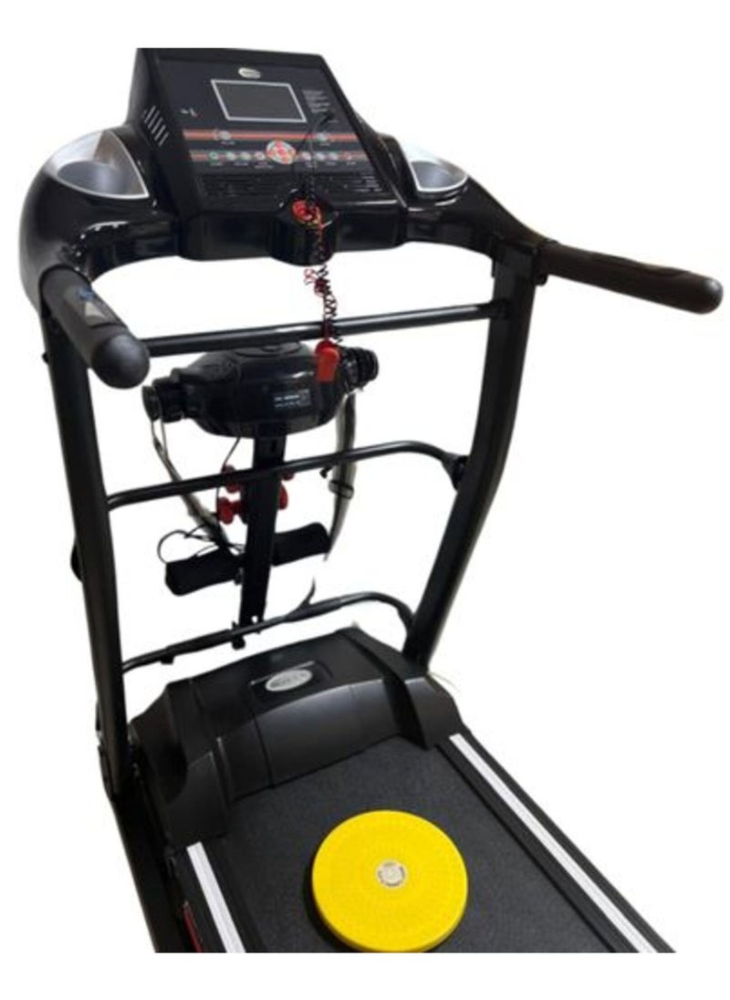 Super Active Super Active Electric Treadmill, 3 Motors - 160 K - Black - Inline Electric Levels  - Image 2