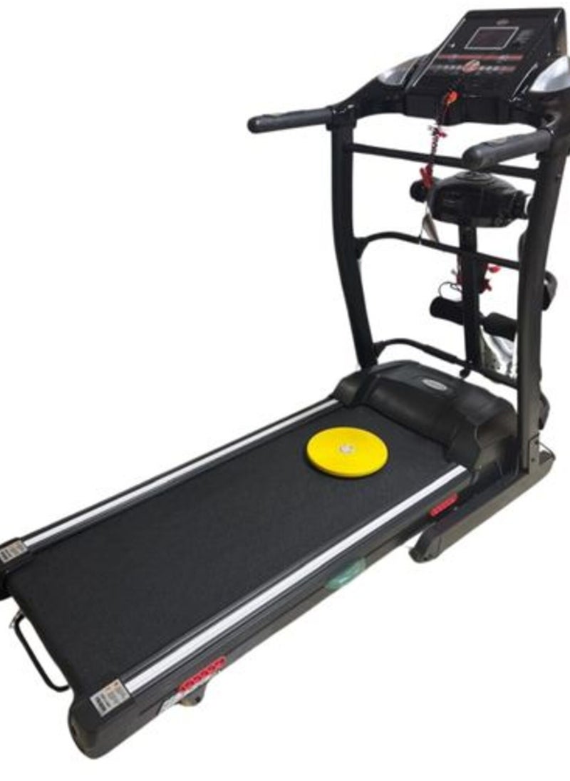Super Active Super Active Electric Treadmill, 3 Motors - 160 K - Black - Inline Electric Levels  - Image 1