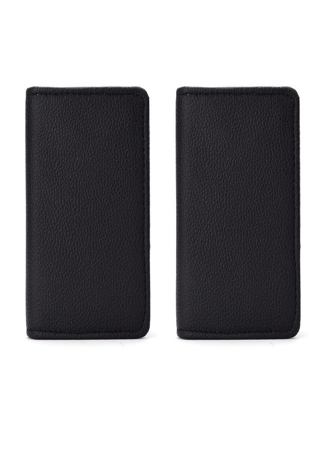 essart PU Leather Key Case Pouch Wallet Keychain Key pouch holder Men & Women Key Pouch Holder, Bank Locker Key Pouch with 6 Hooks Zipper Closure (Padk of 2) - Image 2