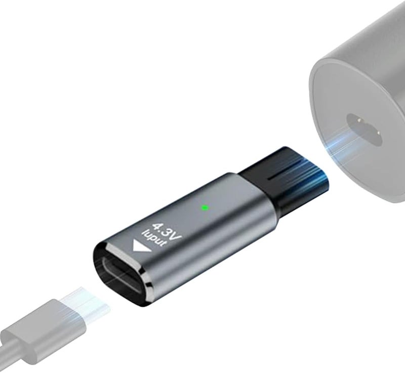 ELEPHANTBOAT 4.3V USB-C Charger Adapter Compatible with Philips Norelco OneBlade QP2520, Type-C Fast Charging Power Supply Replacement for Shaver, No Cable Included - Image 1