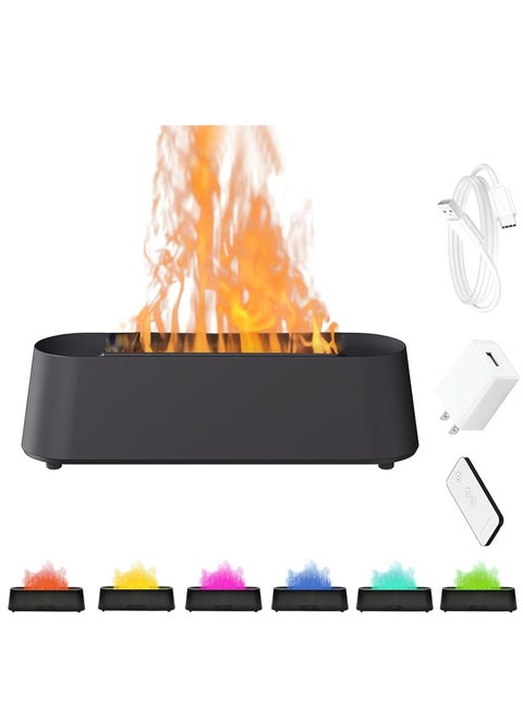 Electric Diffuser Essential Oil Diffuser, Aromatherapy Humidifier with Color LED Light, Comes with Remote Control, Automatic Shut-Off without Water, Suitable for Living Room and Bedroom