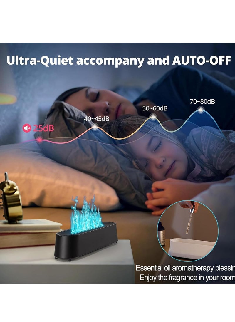 Electric Diffuser Essential Oil Diffuser, Aromatherapy Humidifier with Color LED Light, Comes with Remote Control, Automatic Shut-Off without Water, Suitable for Living Room and Bedroom