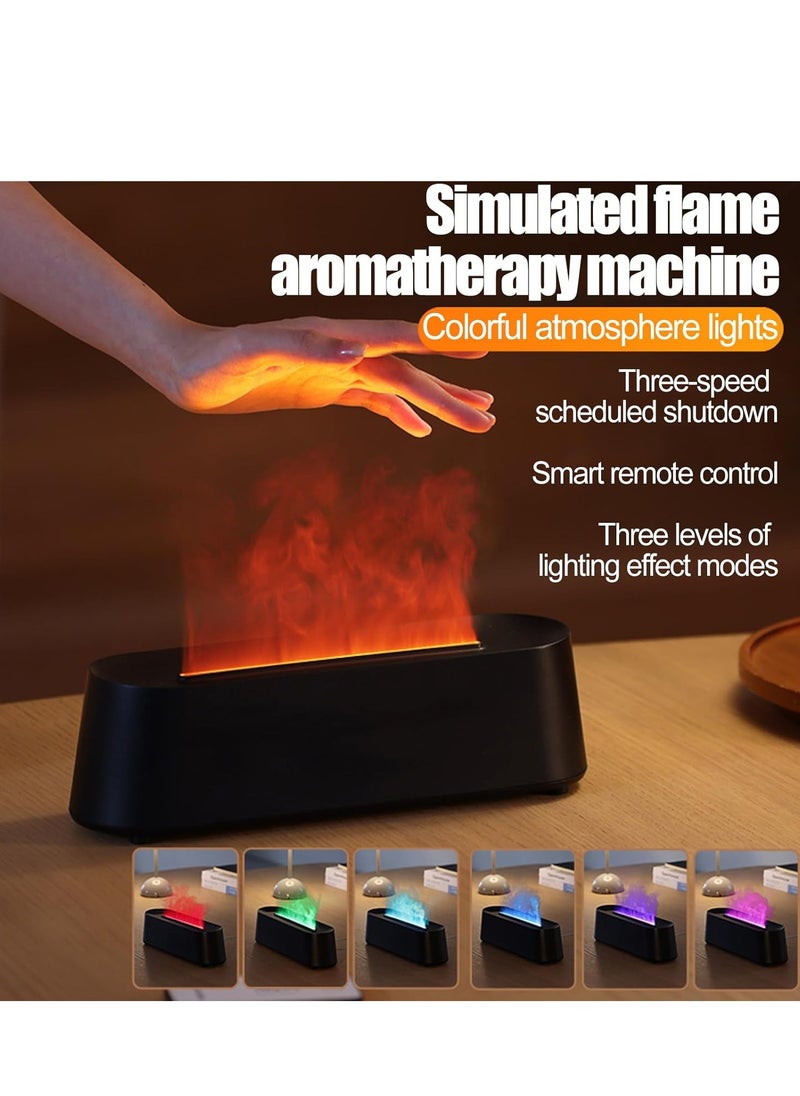 Electric Diffuser Essential Oil Diffuser, Aromatherapy Humidifier with Color LED Light, Comes with Remote Control, Automatic Shut-Off without Water, Suitable for Living Room and Bedroom