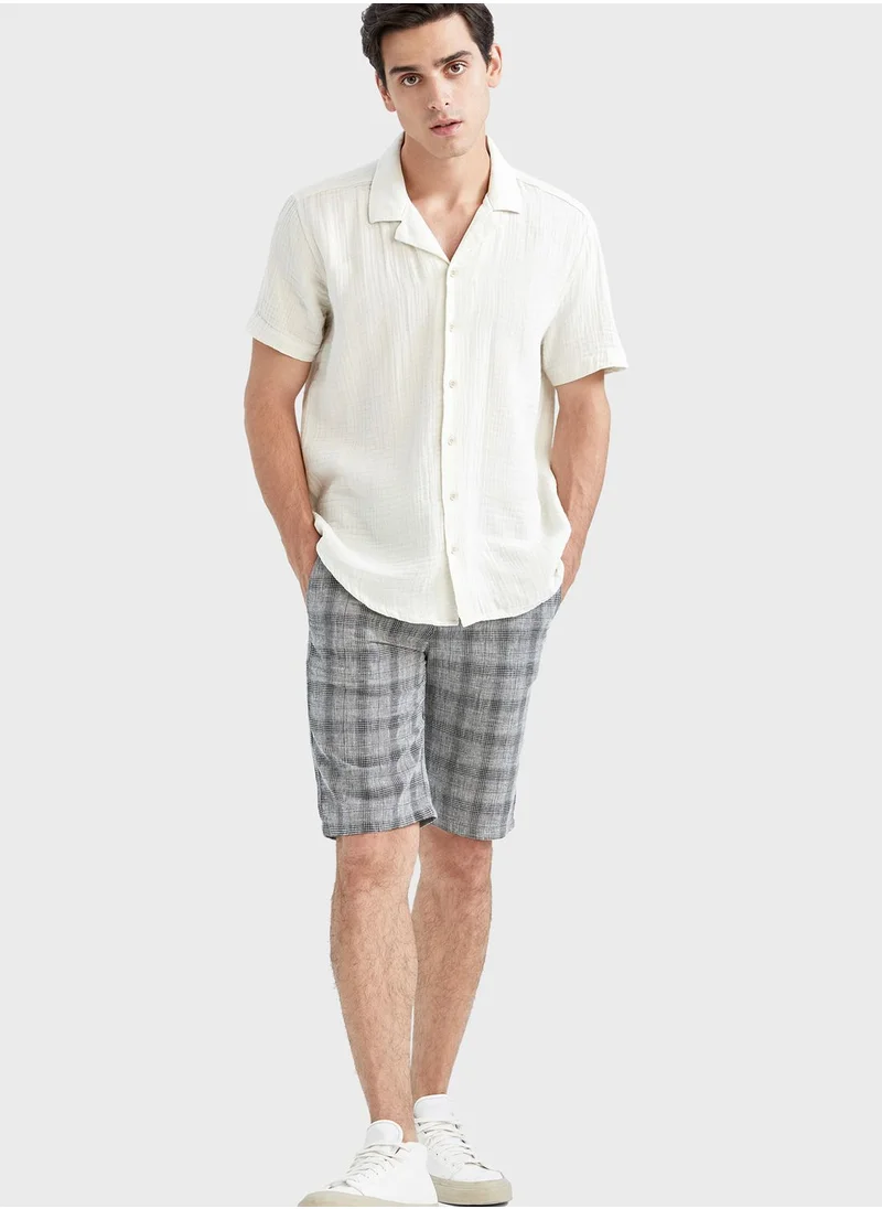 DeFacto Checked Shorts