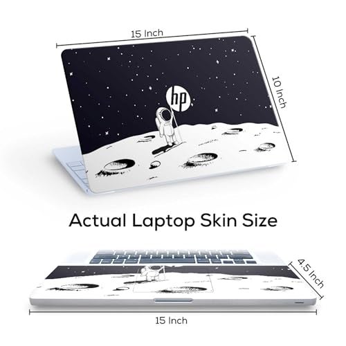 Inkykart Pattern H8 Top+Wrist Pad Vinyl Laptop Skin/Sticker/Cover for 15 to 15.6 Inches Laptops Laminated-Removable-HD Quality Compatible for Hp.(15x10 Inches) - Image 3