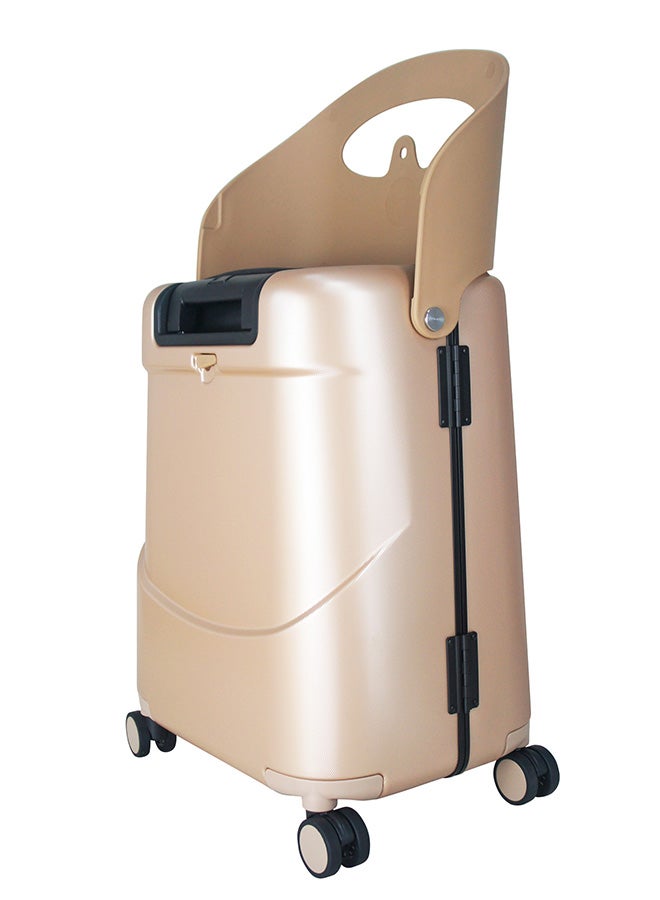 MiaMily Carry-On Luggage  - Mettalic Gold, 18 inch - Image 2