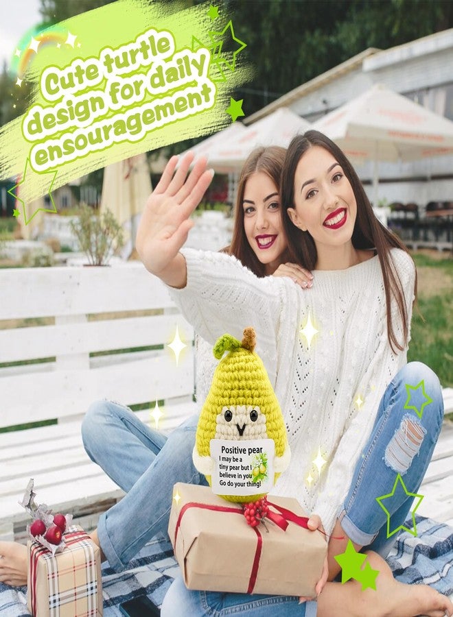 AICHPVOY Desk Accessories for Women Positive Emotional Crochet Support Gift Cute Cheer Up Gift for Women for Birthday for Friends, Coworkers, Boss, Valentines, Mother Day Friend Gifts - Image 4