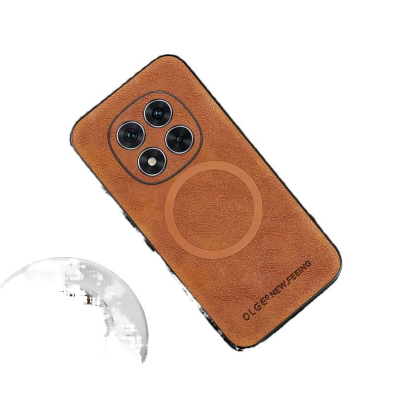 غطاء MagSafe بTPU باللون Athens Brown مضاد للانزلاق مغناطيسي من مادة TPU لـ Redmi Note 15 مع مغناطيس قوي وحماية من السقوط مع مقاوم للصدمات مع قبضة مضادة للانزلاق للاستخدام العملي - Image 2