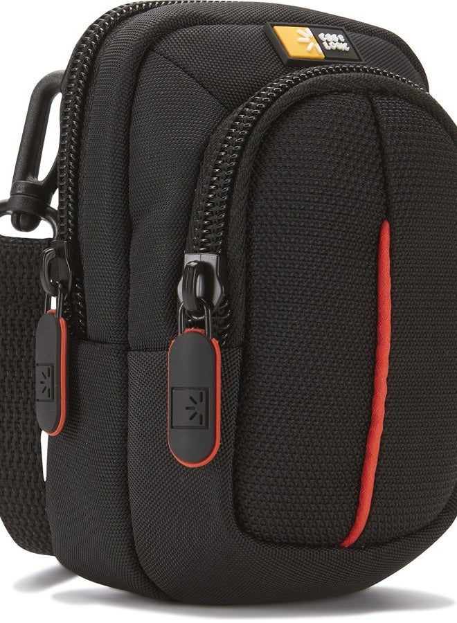 CASE LOGIC DCB-302 Compact Case for Camera - Black - DCB302 4.9 x 2.8 x 3.1 in - Image 1