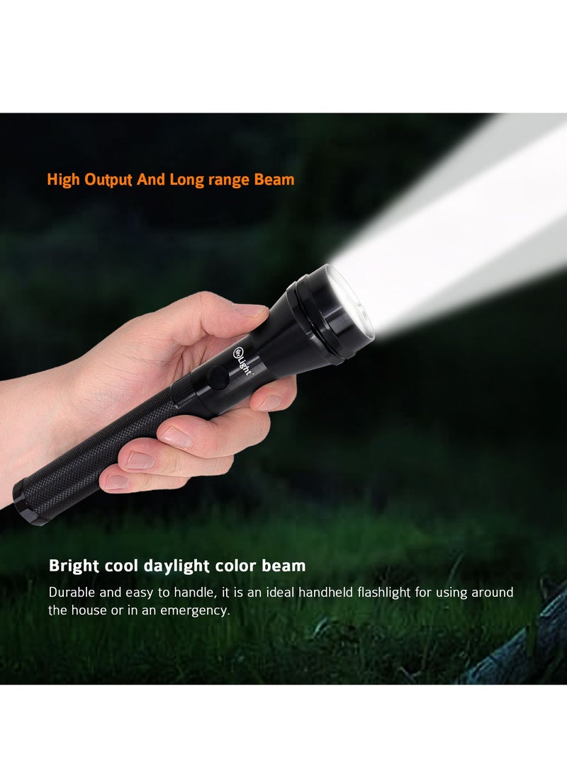 Mr. Light - 5 Pieces Rechargeable LED Flash Light Operating Time 3 Hours Continuously Coverage 2300 Meters Water Resistant Corrosion Resistant And Durable - Image 1