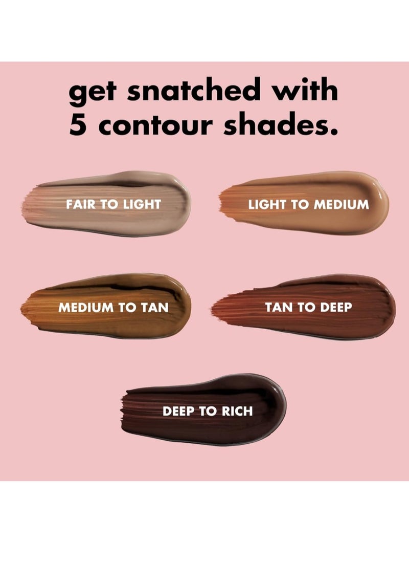 elf e.l.f. Halo Glow Contour Beauty Wand Liquid Contour, Light/Medium, 10 ml  - Image 4