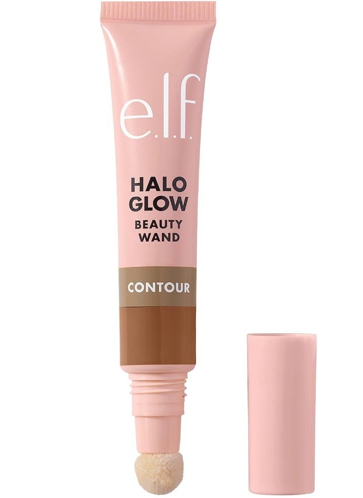 elf e.l.f. Halo Glow Contour Beauty Wand Liquid Contour, Light/Medium, 10 ml  - Image 1