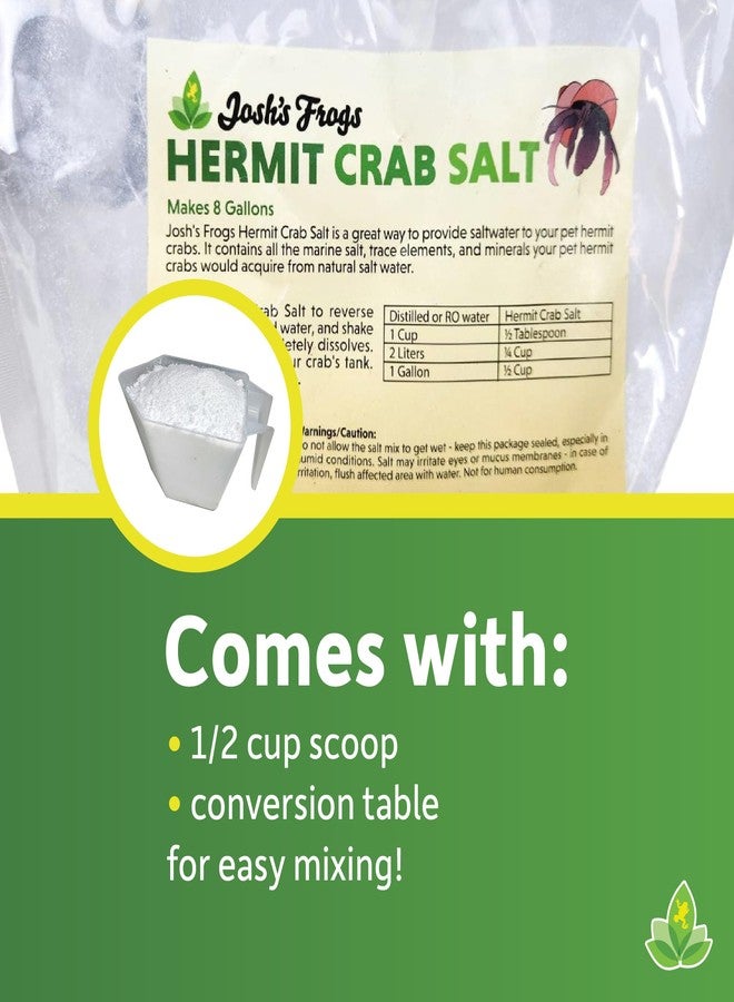 Josh's Frogs Hermit Crab Marine Salt and Scooper (Makes 8 gallons of Salt Water) - Image 5