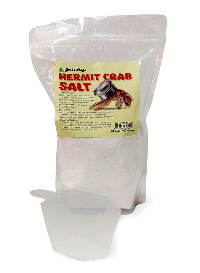 Josh's Frogs Hermit Crab Marine Salt and Scooper (Makes 8 gallons of Salt Water) - Image 2